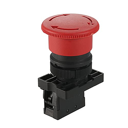 ZB2-BE102C Emergency Stop Latching Red Push Button Switch NC 240V 3A 1