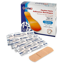 Flexible Fabric Plasters - Flex Fabric Adhesive Plasters Finger-Tip Plasters Knuckles and Thumb Plasters for Finger Care and to Protect Wounds from
