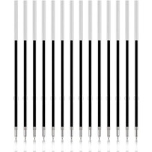 100pcs Replaceable Ballpoint Pen Refills 0.7mm Medium Point for Gel Ink Refill Smooth Writing for Retractable Ballpoint Pen (Black)