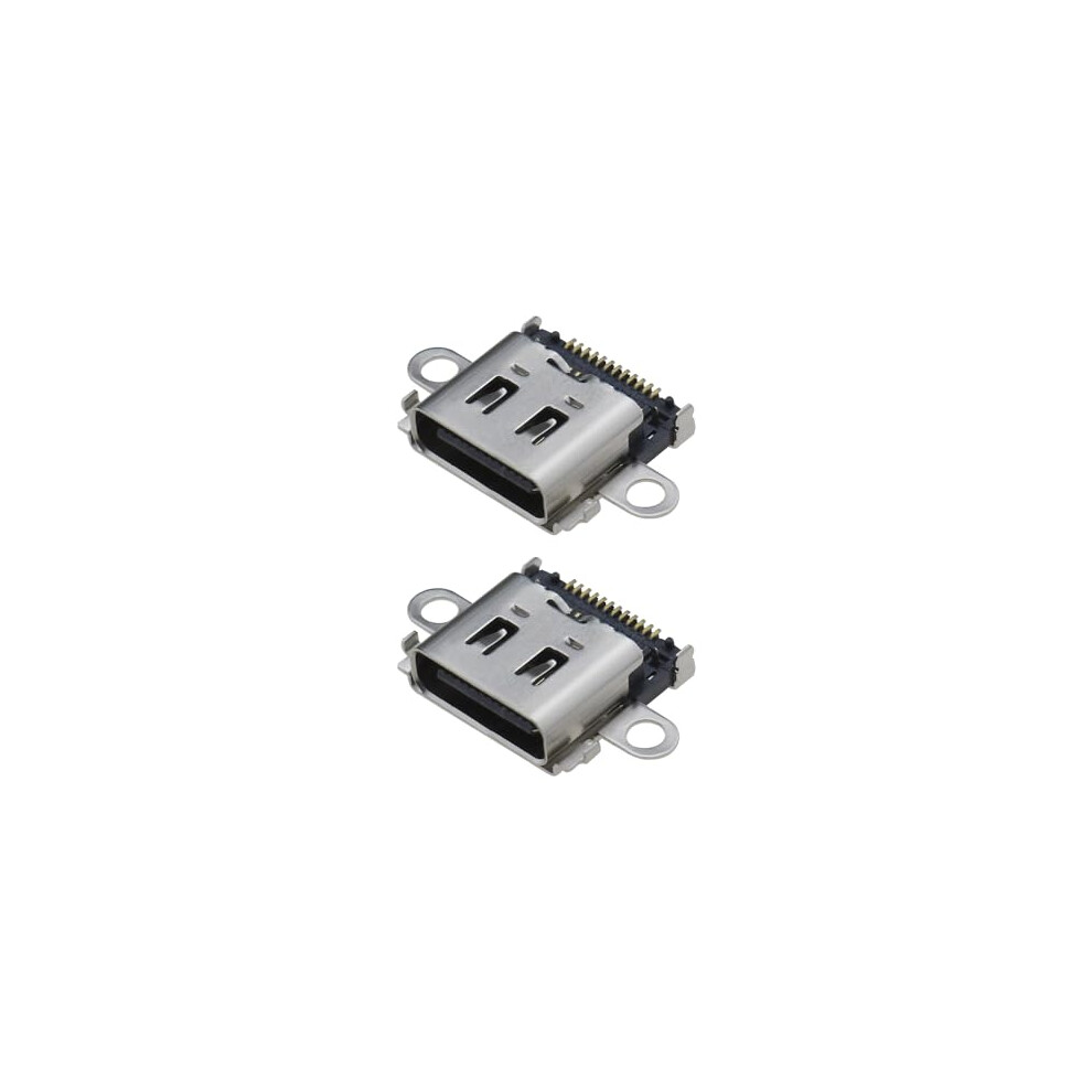 2Pcs Charging Port Socket Of Usb Type C Connector Replacement Part For Usb-C Charging Port Compatible With Nintendo Switch Lite 4895243572935