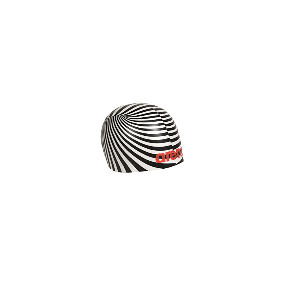 Unisex Moulded Poolish Swim Cap, CRAZY ILLUSION