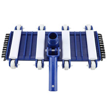 Pool Vacuum Cleaning Brushes, Professional Flexible Swimming Pool Vacuum Head 1.25 Inch Extension Poles for Inground and Above Ground Swimming Pools