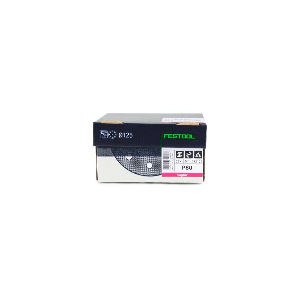 Disco de lijar STF D125/8 P50 SA/25 Saphir