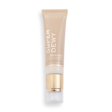 Makeup Revolution, Superdewy Tinted Moisturizer, Lätt täckning, Dewy finish, Ljus, 1.85 fl. Oz.