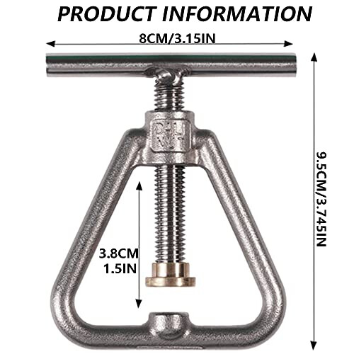 Metal Nut Cracker Tool Nutcracker Kitchen Tool Stainless Steel Pecan Cracker Nutcracker Tool for All Sorts of Nuts 1