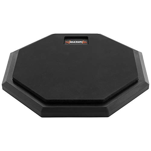 8" Drum Practice Pad - 8 inch Single Sided Silent Drum Pad for Beginners with Carry Bag 1