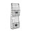 Metal Door organizer Black Double layer - Letter Rack - Mail Catcher Minimalistic 2