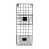 Metal Door organizer Black Double layer - Letter Rack - Mail Catcher Minimalistic 1