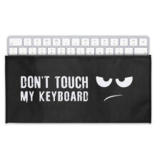 Kwmobile tastaturomslag kompatibelt med Universal Keyboard (L) - Støvdækket PC -tastaturstoffake - Rør ikke ved mit tastatur
