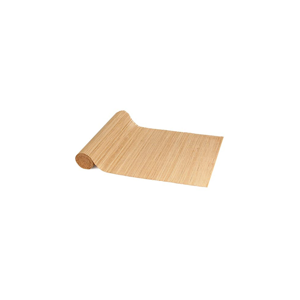 Carbonized Bamboo Matchstick Natural Table Runner, Home Décor, 13" x 70" - 1 Piece