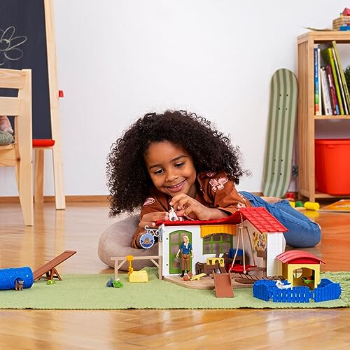 Schleich Schleich Farm World - 54 Τμχ Ξενοδοχείο Μωρών Ζώων με Κατοικίδια και Κινητά Αξεσουάρ 1