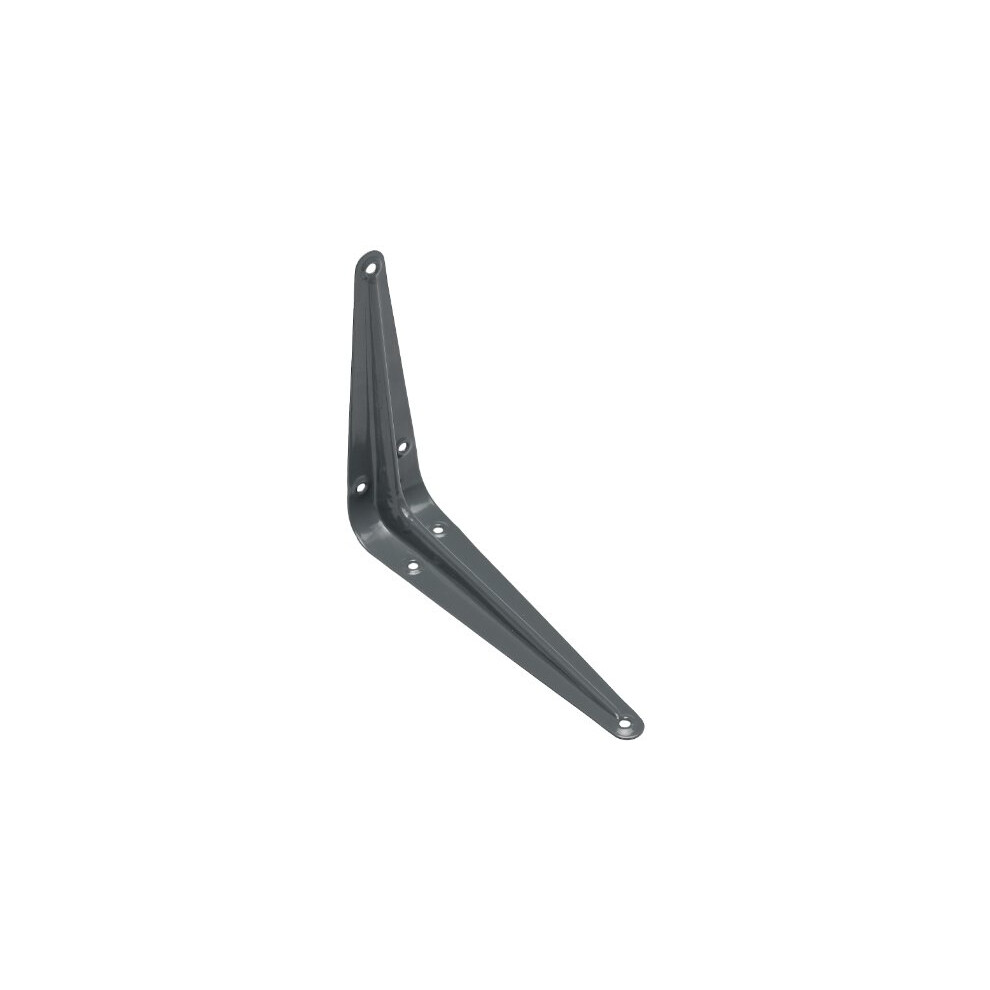 Merriway Bh00243 Bulk Hardware Shelf Brackets London Style, 225 X 175 Mm/9 X 7 Inches 65 Lb Load - Grey, Pack Of 20 5013249315144