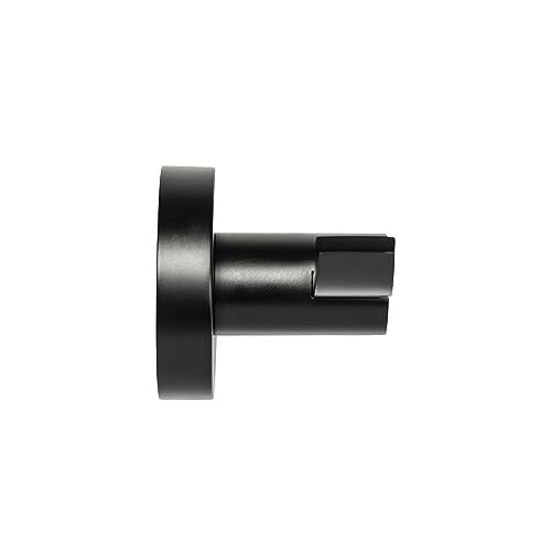 Croydex Metra Flexi-Fix Double Robe Hook, Matt Black 2