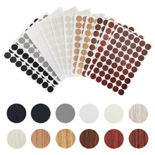 Screw Hole Covers, Textured Screw Cap Covers Sticker, Wood Screw Hole Sticker, Waterproof Screw Hole Covers Stickers, Screw Hole Covers Stickers for