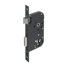 Cylinder Hole Recessed Lock 50mm Axle 148mm Trunk Y60K-A50/N Reversible Bolt, Square End Headrest - Front Door, Service Door, Sensitive Premises -