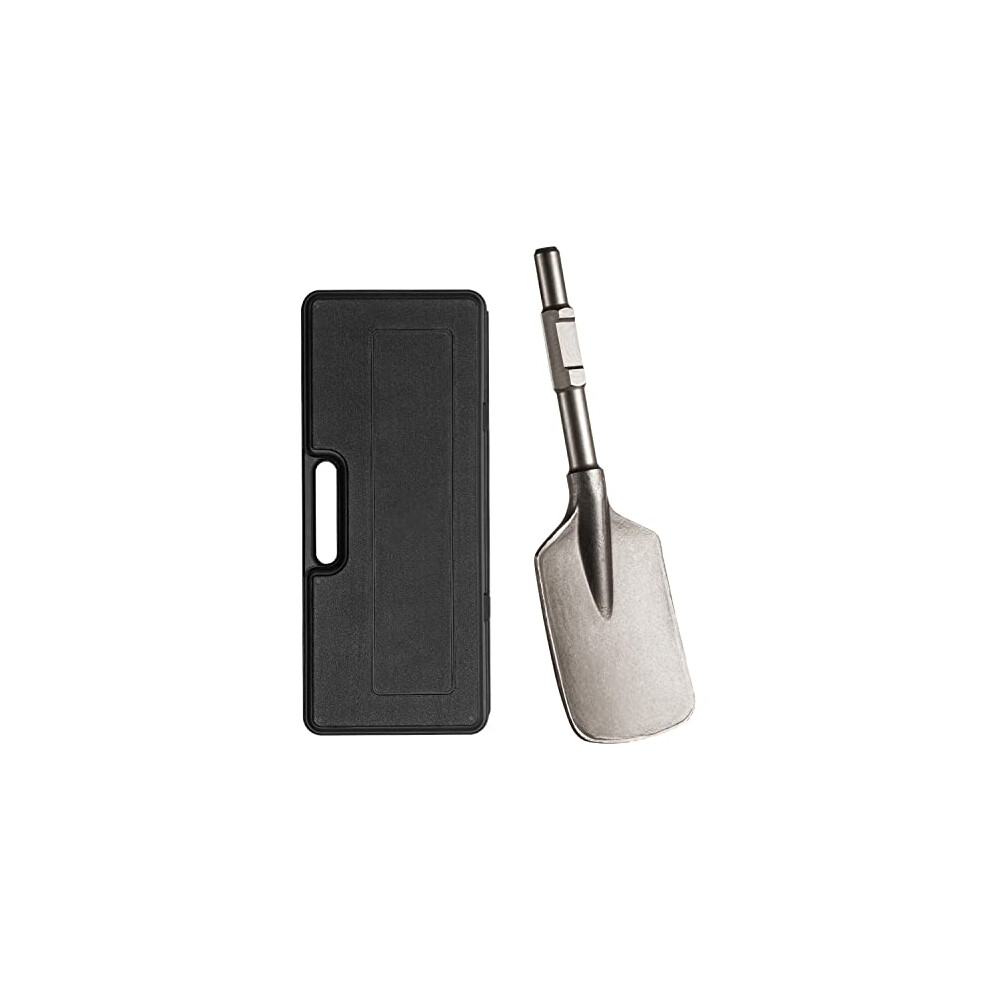 Photos - Other Hand Tools Clay Spade for Breaker 1-1/8" Hex Shank Clay Spade Chisel Bit Chrome Steel Demolition Clay Spade Scoop Chisel with Plastic C