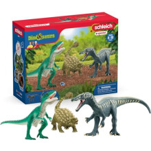 72203 Attack on the Dino Trio, Baryonyx, Giganotosaurus, Saichania, Dinosaurs Toy Figurine for children aged 4-12 Years