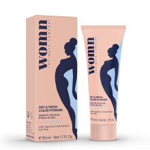 Intimate Comfort DRY & FRESH LIQUID POWDER – talc-free liquid body powder against moisture, friction & odour, 50 ml