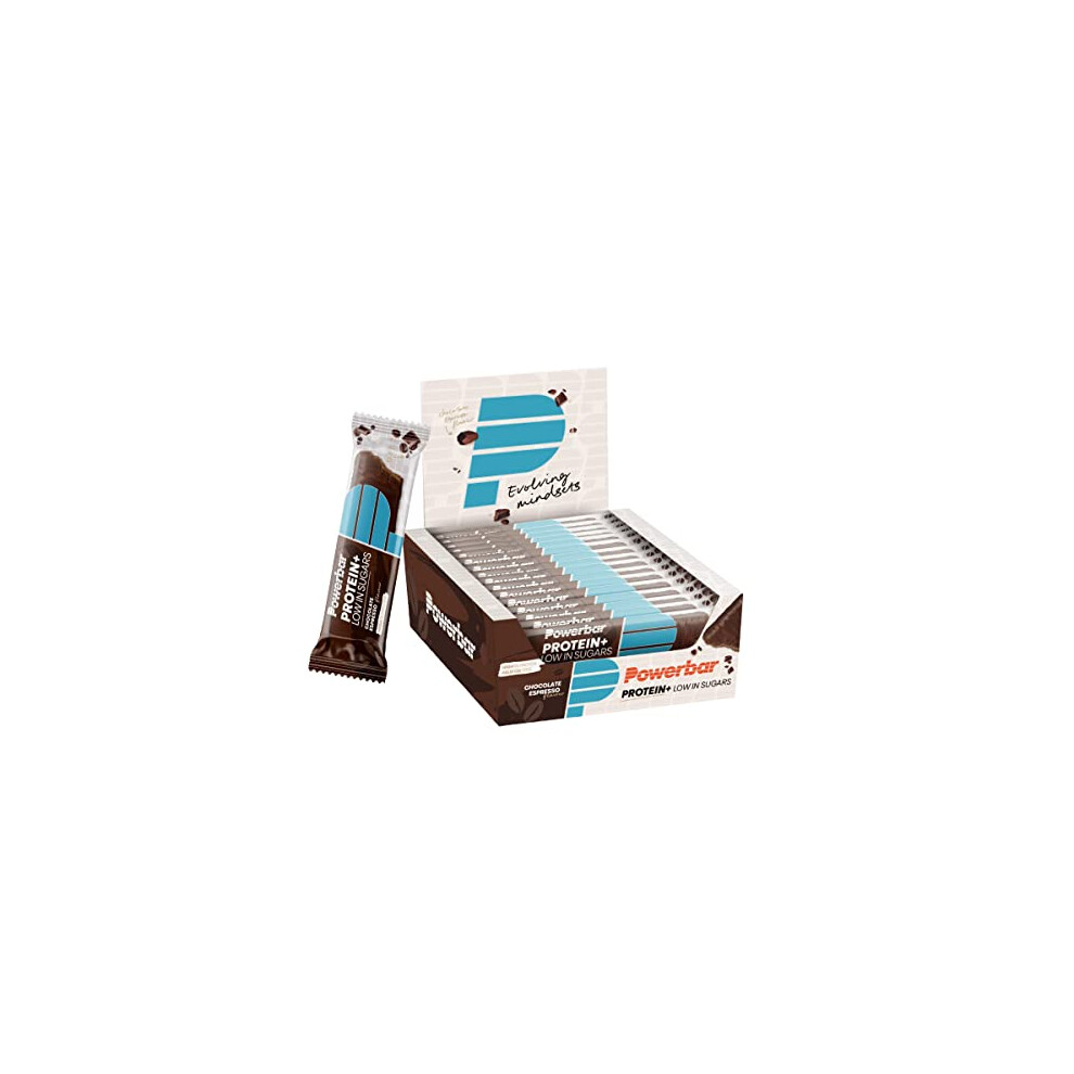 Power Bar Powerbar Protein Plus Low Sugar Chocolate Espresso 16X35g - High Protein Low Sugar Bar