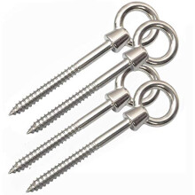 Hammock Hooks, 4Pack Heavy Duty Hammock Hanging Kit Stainless Steel Eye Screw Hooks 2600LB Capacity Swing Hardware for Yoga Hammock Swing Chair Indoor