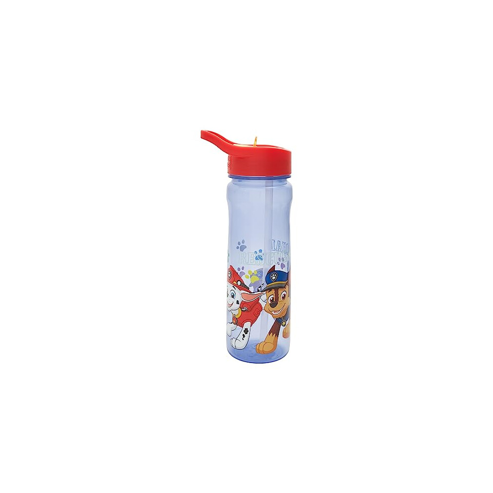 Water Bottle with Straw â Reusable Kids 600ml PP â in Blue/Red â Official Merchandise by Polar Gear â BPA Free & Recyclable Plastic â for