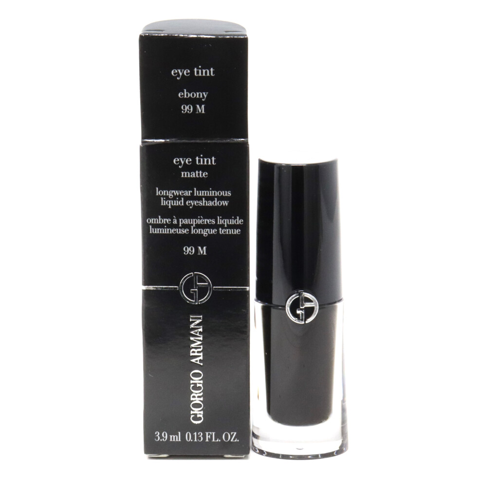 (99M Ebony) Giorgio Armani Eye Tint Liquid Eyeshadow  0.13oz/3.9ml New With Box