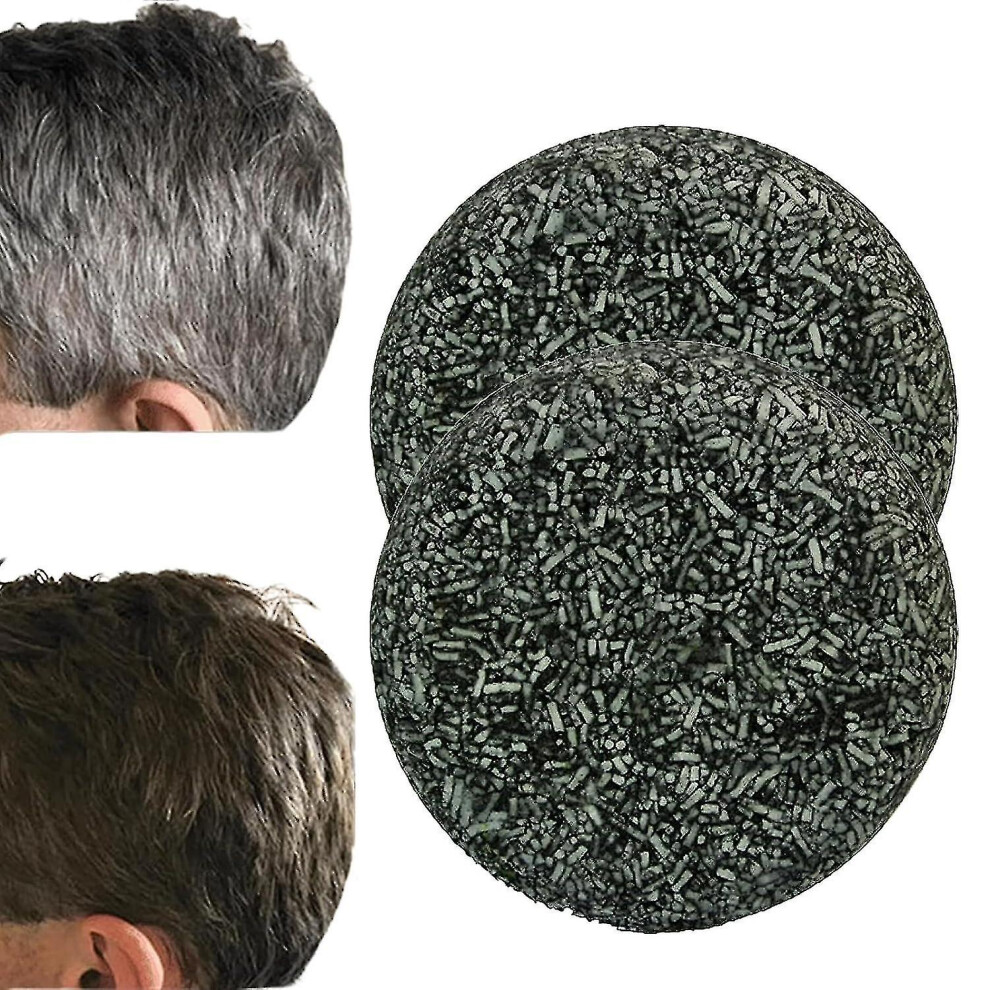 (Bamboo charcoal, 2 Pcs) Reverse Bar, Grey Soap,mane Reverse Bar,grey Reverse Bar,natural For Grey-image-OPC-PDWKR9N-NEW