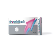 Hexoraletten N, 5 mg+1,5 mg, 20  cps reduce the number of bacteria