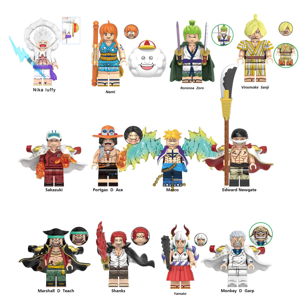 One Piece Collection  Minifigures building blocks  Toys