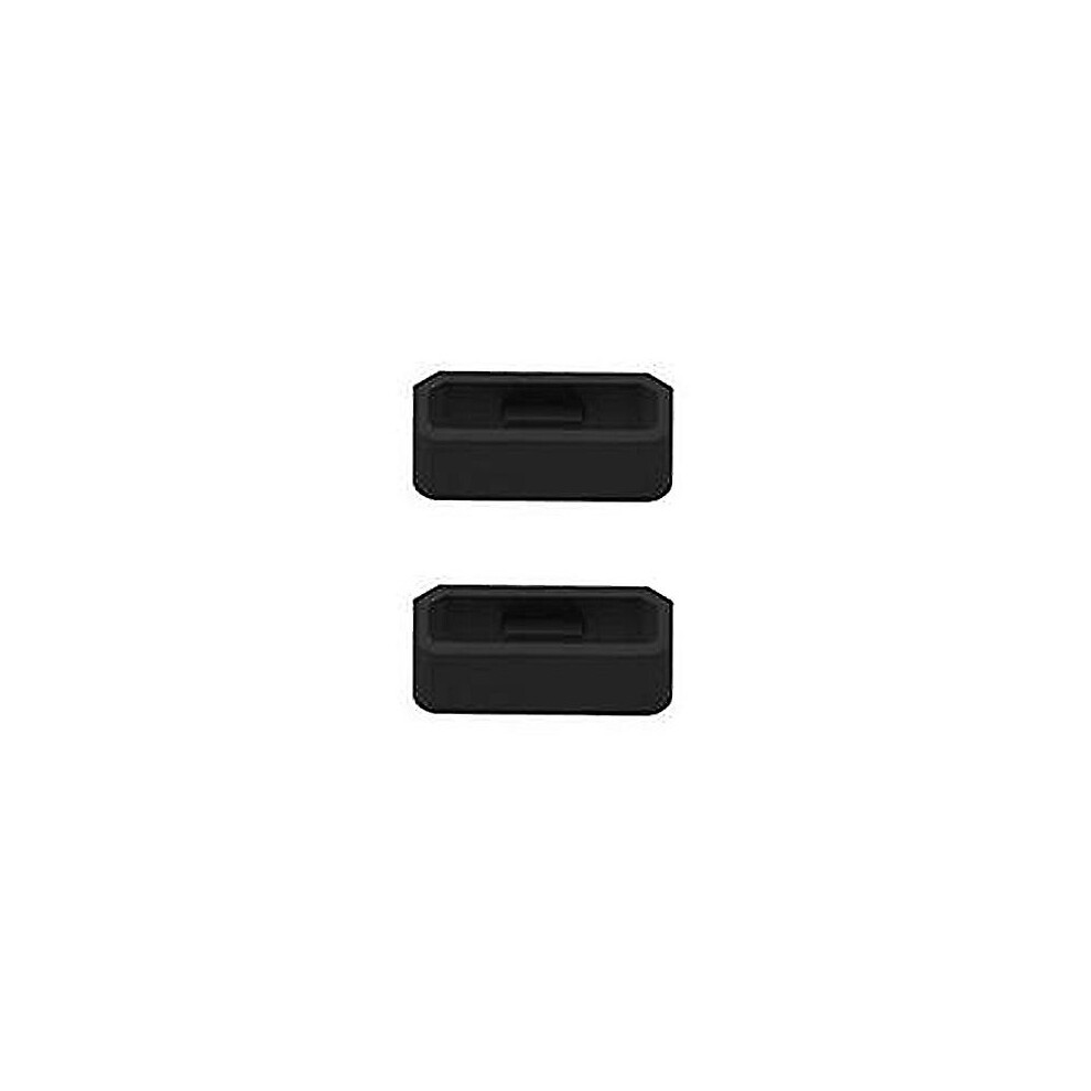 (2Pcs Black1376) Rubber Replacement Watch Strap Band Keeper Loop Security Holder Retainer 20/22/26Mm Special Fasten Ring For Garmin Fenix6x/6S 4814698620633