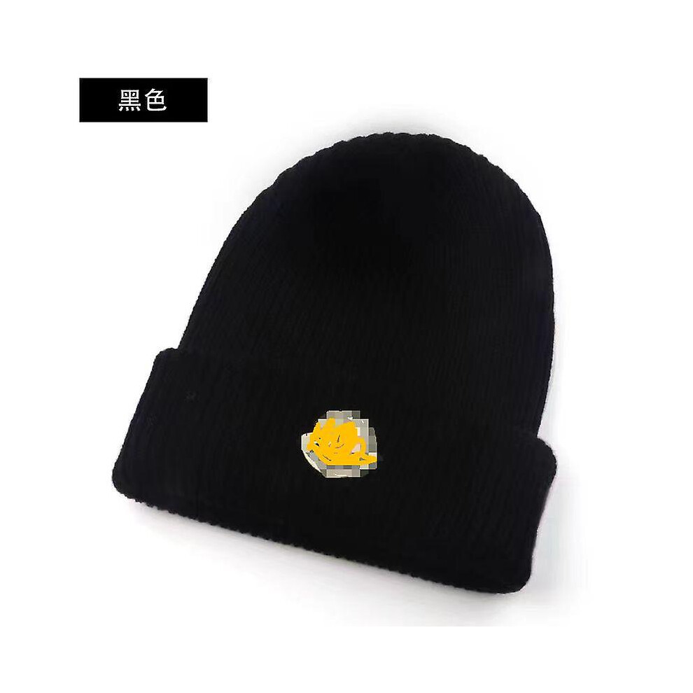 Black Knitted Outdoor Warm Hat-image-OPC-PDWKYMN-NEW