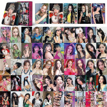 (MM-5-GD09) Kpop 55pcs/set Gidle 4th Anniversary Album Yuqi Soyeon Lomo Cards (g)i-dle Girls I Burn Photo Card Minnie Postcard Fans Gift