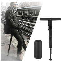 Collapsible Standing Chair, Subway Chair, Magic Folding Stool, Adjustable Pocket Stool With Bag_gift Of G