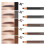 5pcs Microblading Pencil Waterproof Eyebrow Peel-off Pencil Pull Cord, 5 Colors 5