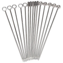 Stainless Steel Cocktail Picks Martini Picks Set (pack Of 15)