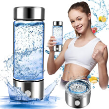 420 ml hydrogen-enriched water generator with technology, portable double-glass hydrogen water ioniser for clean and healthy drinking water