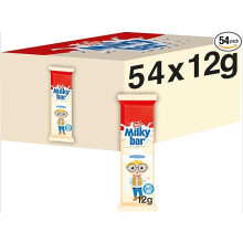 Milkybar White Chocolate Kid Bars, 54 x 12 g