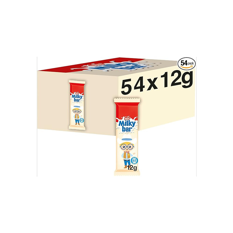 Milkybar White Chocolate Kid Bars, 54 X 12 G