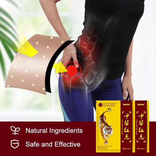 Pain Relief Patch Chinese Red Tiger Sciatic Nerve Pain Relief Plaster 2
