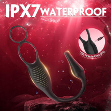 Male Sex Toys Remote Anal Toys, Prostate Massager with 7 Vibratin Mode