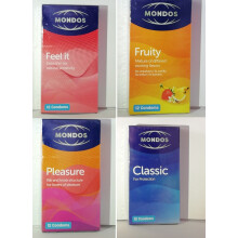 Mondos Condoms Intense Sex Delay Pleasure Classic Feel Fruity