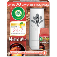 Air Wick Freshmatic Autospray Kit Mulled Wine Scent, 250ml