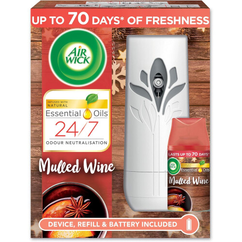 Air Wick Air Wick Freshmatic Autospray Kit Mulled Wine Scent, 250ml
