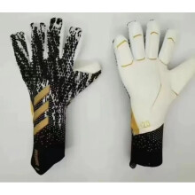 (black money, Size 8) Goalkeeper Gloves Strong Grip for Soccer Goalie Goalkeeper Gloves with Size 6/7/8/9/10 Football Gloves for Kids Youth and Adult