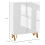 Homcom HOMCOM Shoe Storage Cabinet with Soft-Close Hinges and Adjust Shelves, White 2