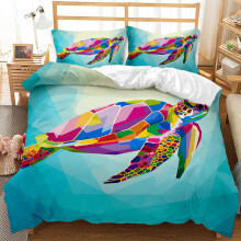 (Style 06, Double(200X200CM/3PCS)) Underwater world Bedding Single Double Duvet Cover