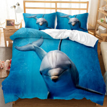 (Style 08, King(220X240CM/3PCS)) Underwater world Bedding Single Double Duvet Cover