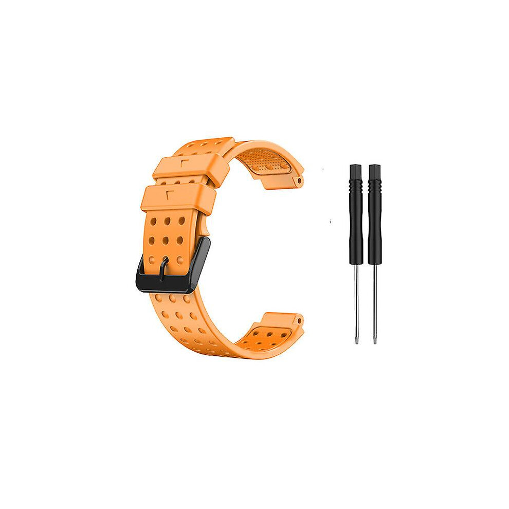 (Orange) Silicone Strap For Garmin Approach S20 Smart Watch Orange 4814698905754