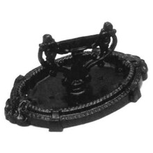 Boot Scrapper 24 cm Cast Iron Victorian Design Black Color Garden Pride