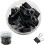 Foldback Clips 25mm Black Paper Clips - Pack Of 48 1